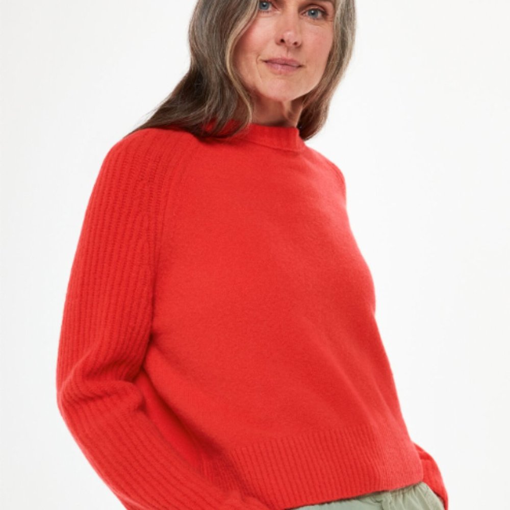 Whistles - Anna Wool Mix Crew Neck - Size Large